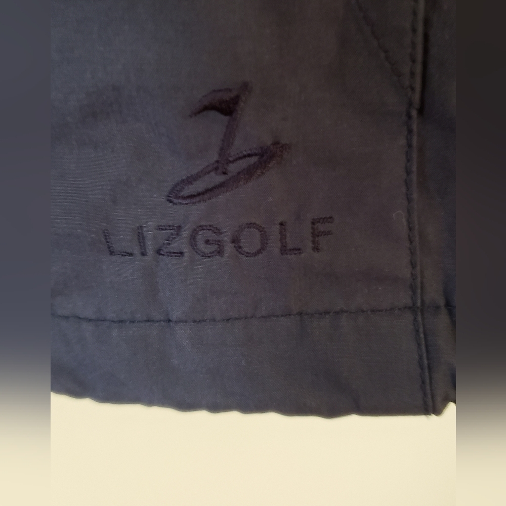 LizGolf Women's Navy Pullover Long Sleeve Jacket Size Large - Picture 5 of 11